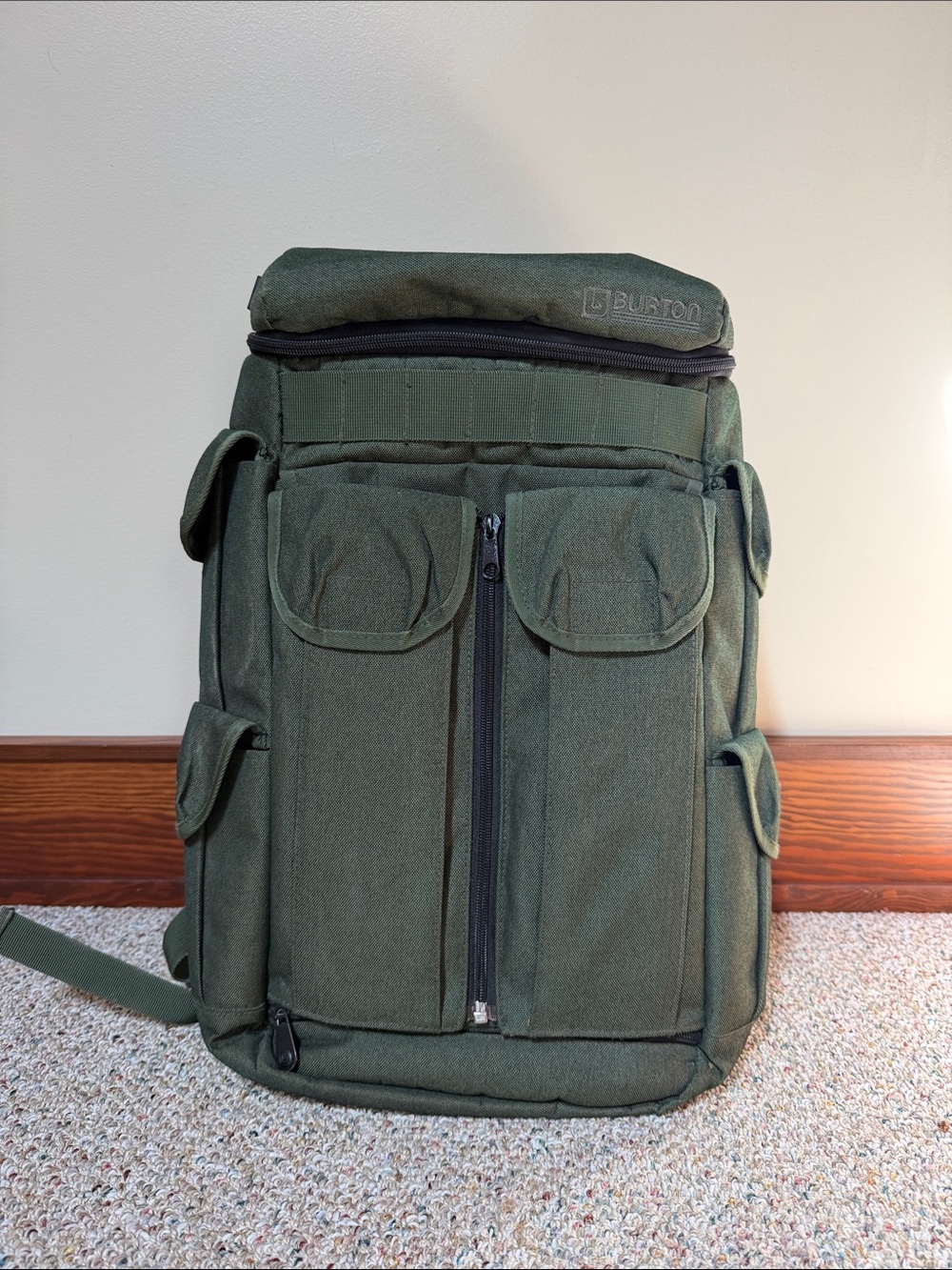 Vintage Burton Olive Green Dayback